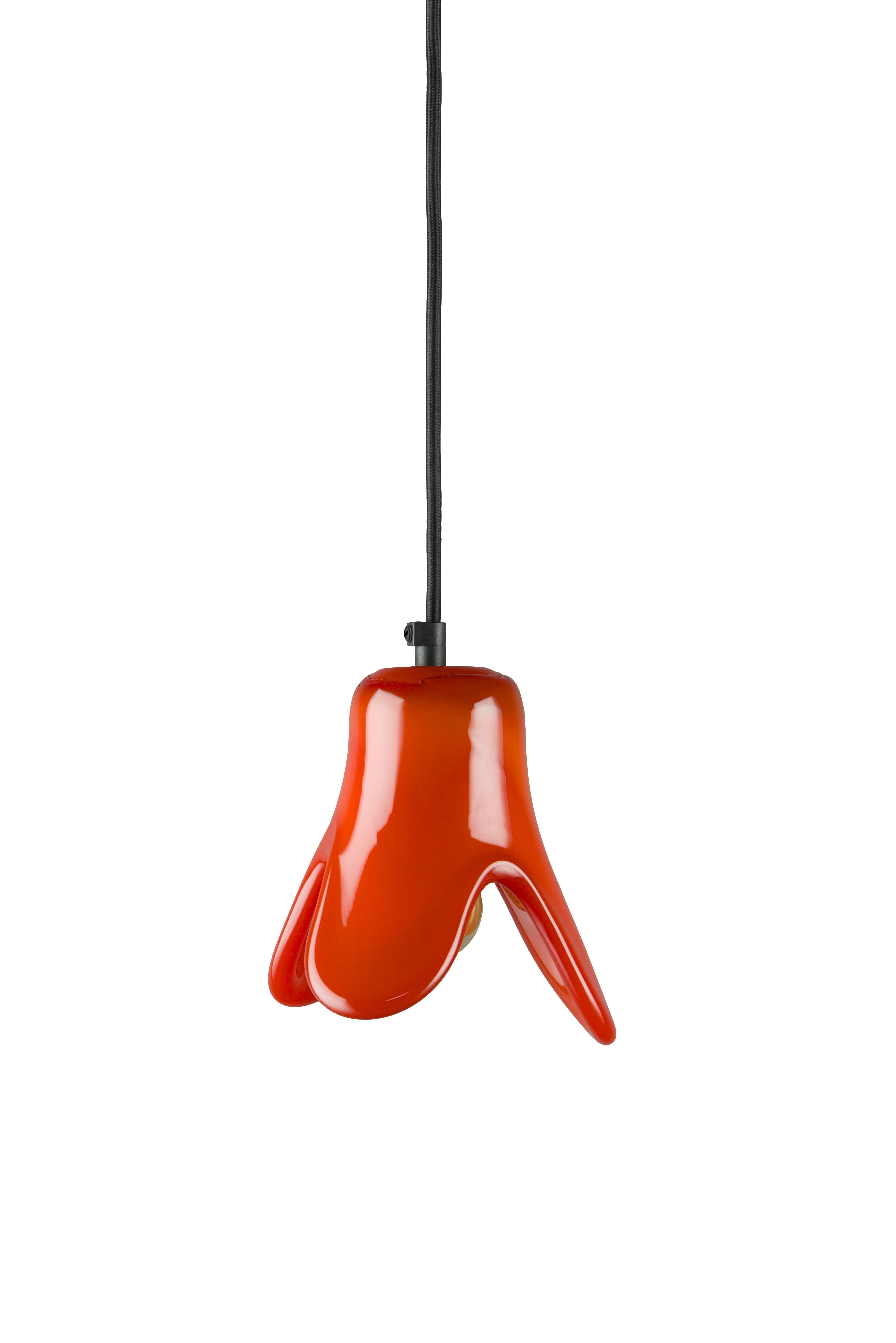 Dutchbone Hanglamp Gable Glas – Oranje: levendige lichtsfeer voor elk interieur