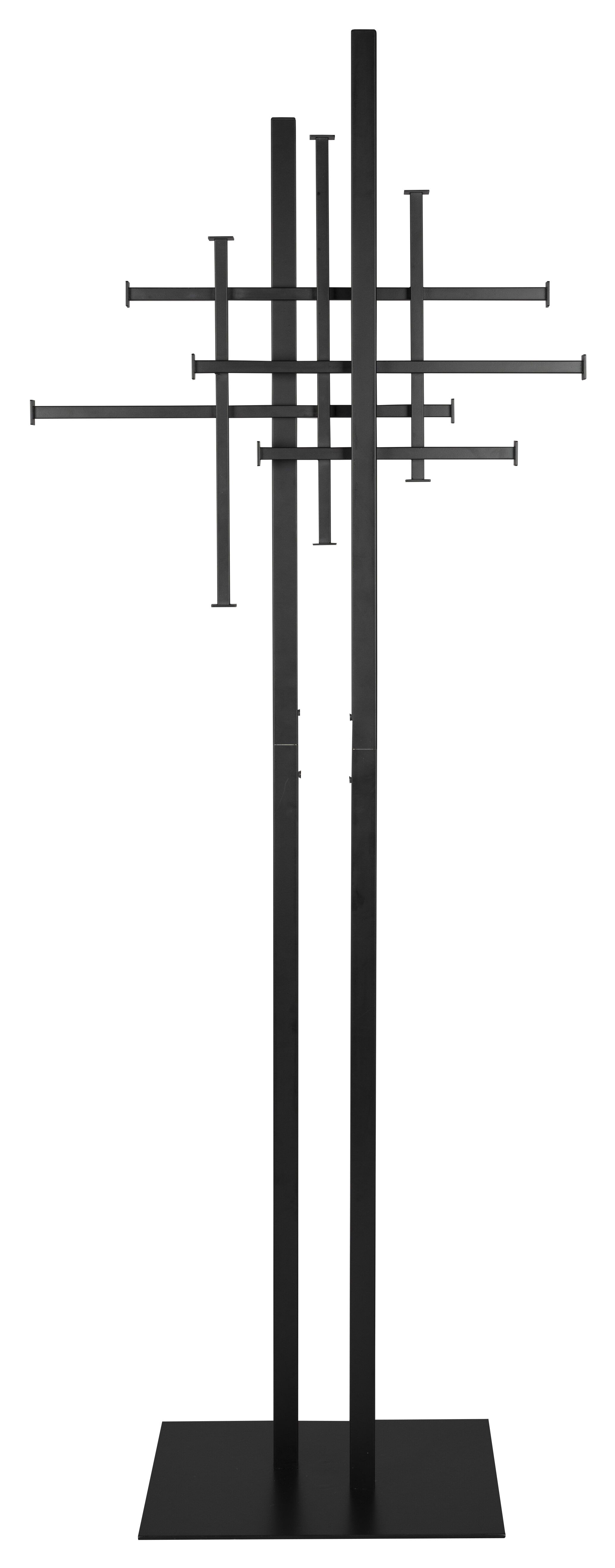 Dutchbone Kapstok Rumex 185 cm – Strakke zwarte staande kapstok