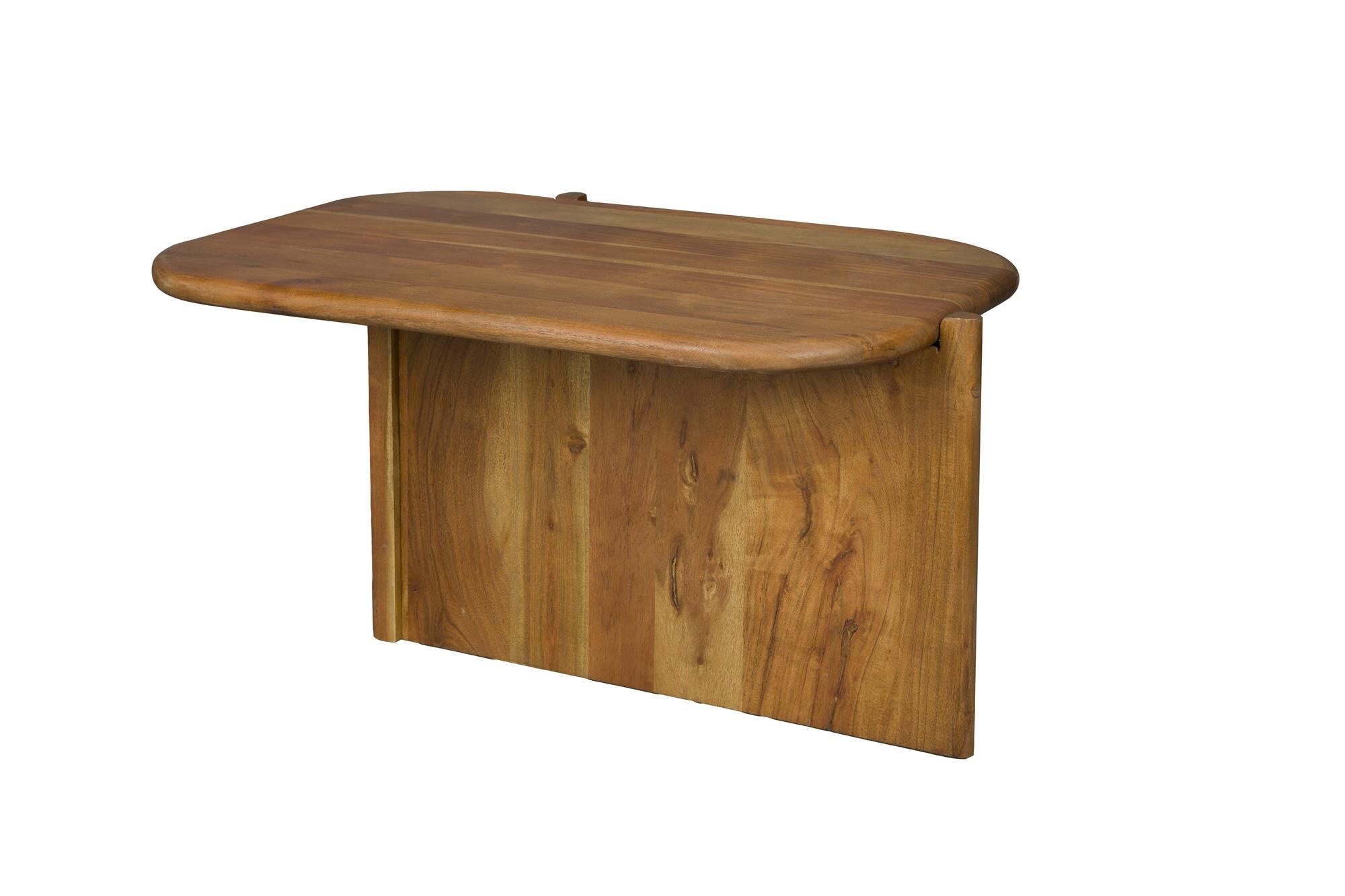 Dutchbone Salontafel Feller Mangohout – Warme 75×50 cm Tafel voor de Zithoek