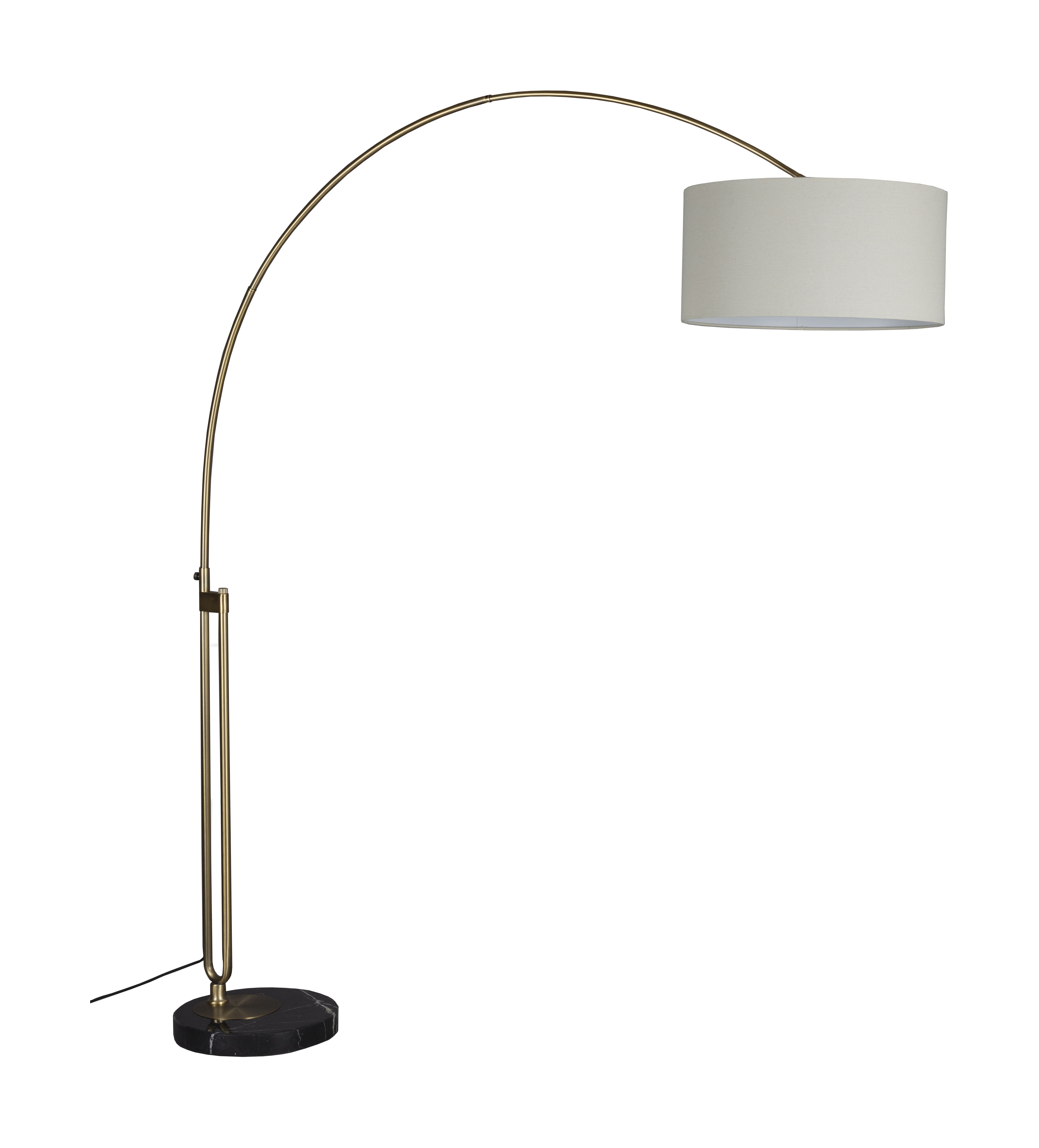 Dutchbone Vloerlamp Archie 212 cm – Elegante, warme verlichting in beige