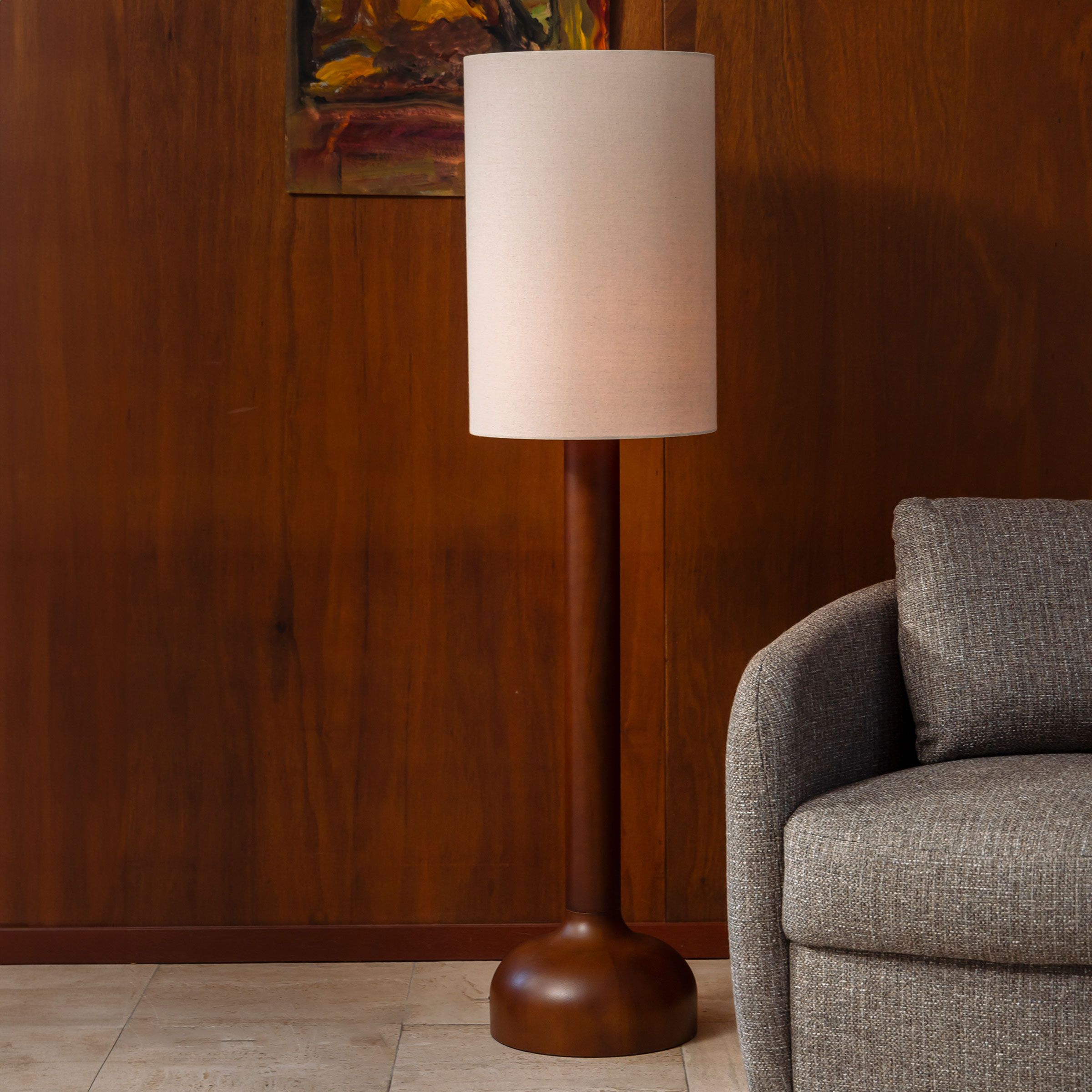 Dutchbone Vloerlamp Jones – Elegante 135 cm hoog in Beige