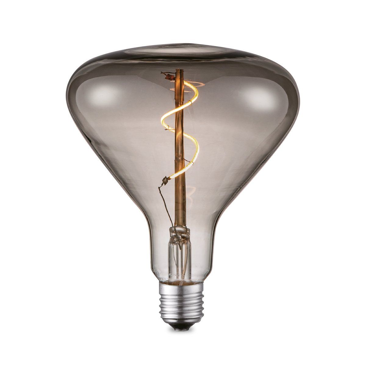 Edison Vintage Flex Spiraal LED-lamp – Rookkleurig, dimbaar, 3 W