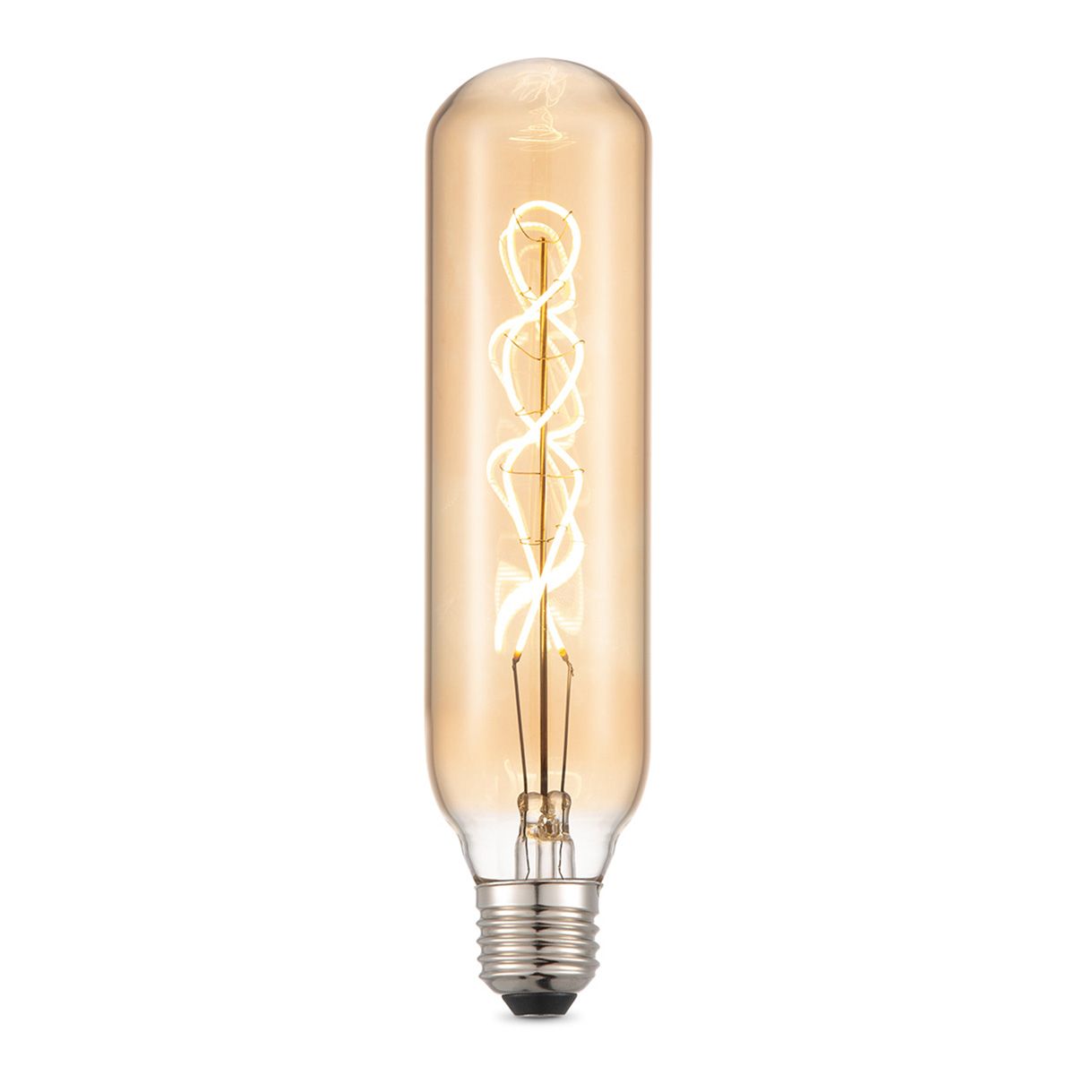Edison Vintage LED filament lamp Amber – Dimbaar spiraal voor E27 fitting