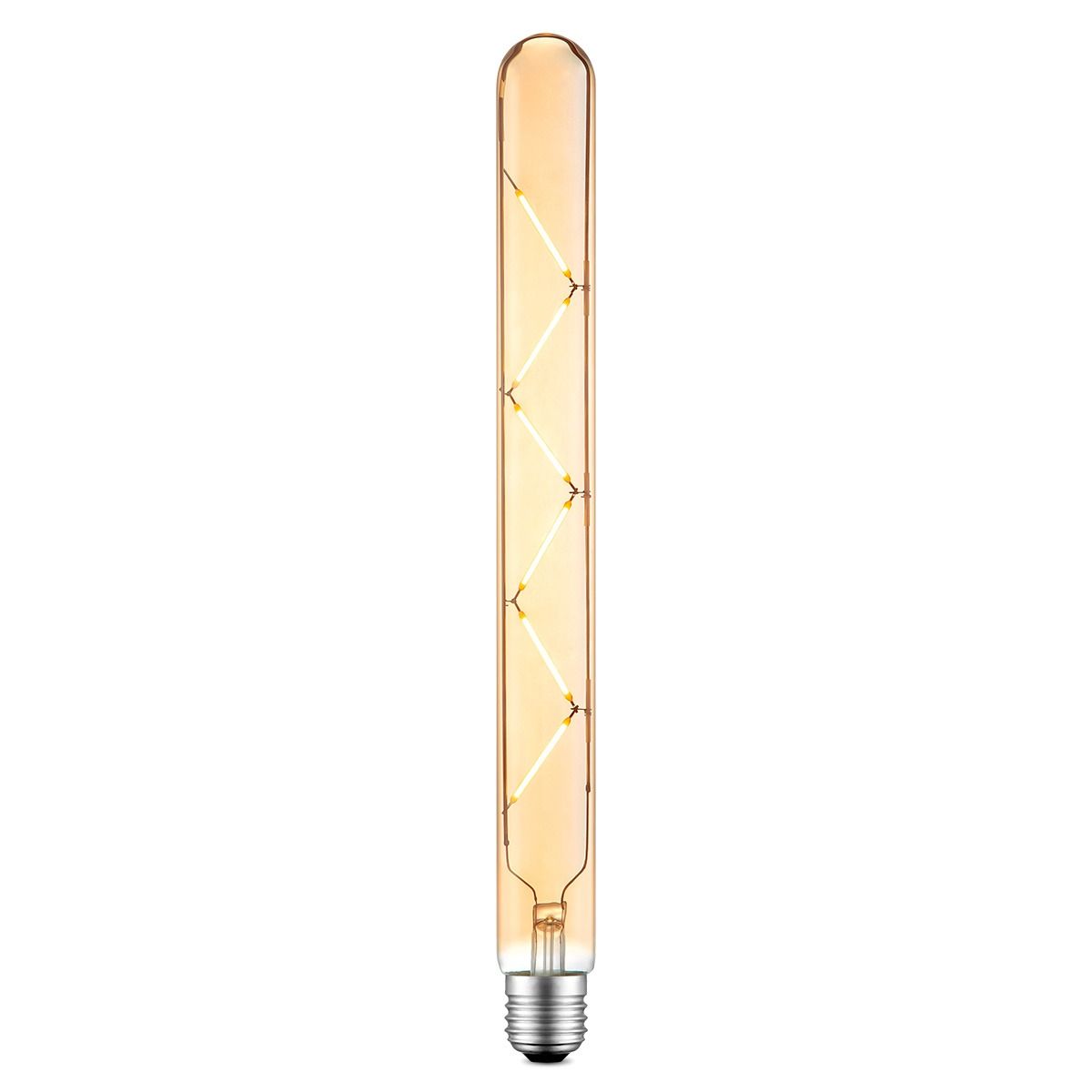 Edison Vintage LED Filament Tube – Warm amberkleurig licht in retrostijl