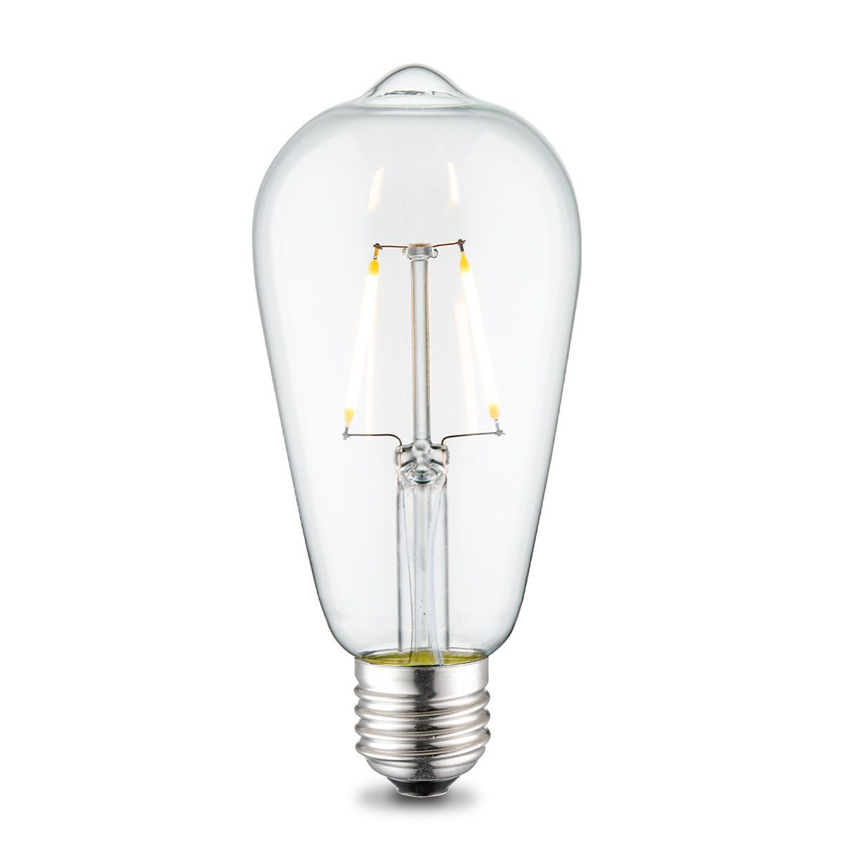 Edison Vintage LED Filamentlamp Drop – ST64 Deco, 2 W warm wit, E27 fitting