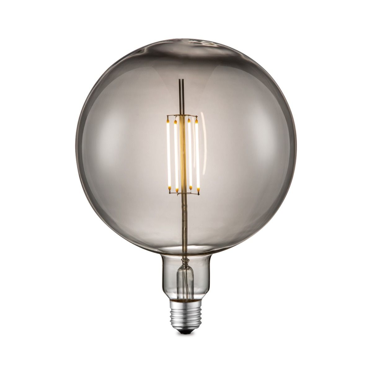 Edison Vintage LED filamentlamp – rookkleurig, dimbaar, warm wit – voor E27 armaturen