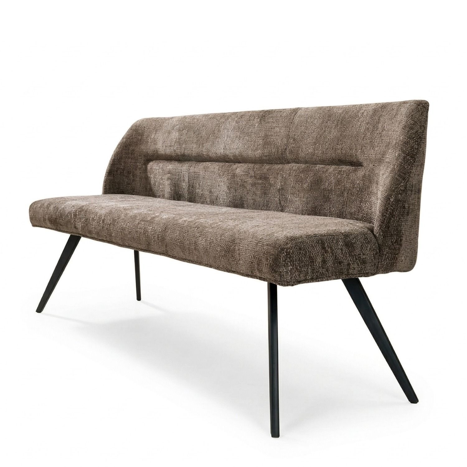 Eetkamerbank Pull – 188 cm breed in warme taupe