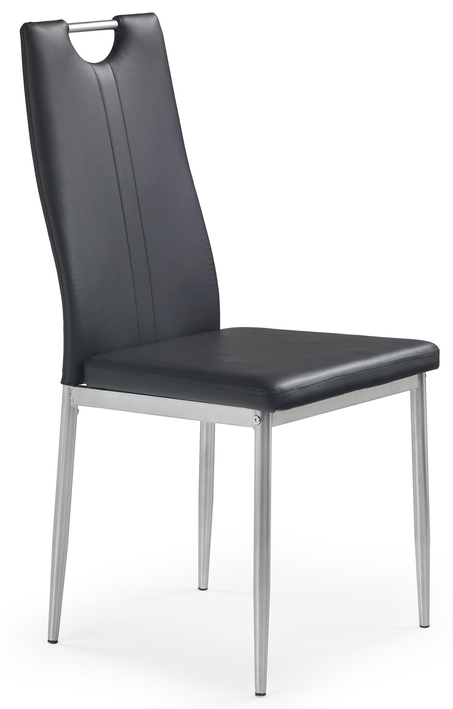 Eetkamerstoel Jackson – Strakke Zwarte Designstoel voor Moderne Dinette