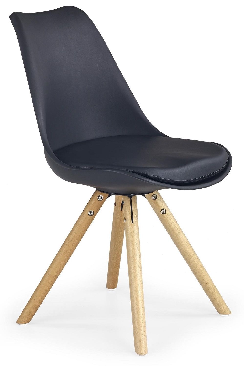 Eetkamerstoel Mero – Strakke Zwarte Designklassieker voor Moderne Keukens