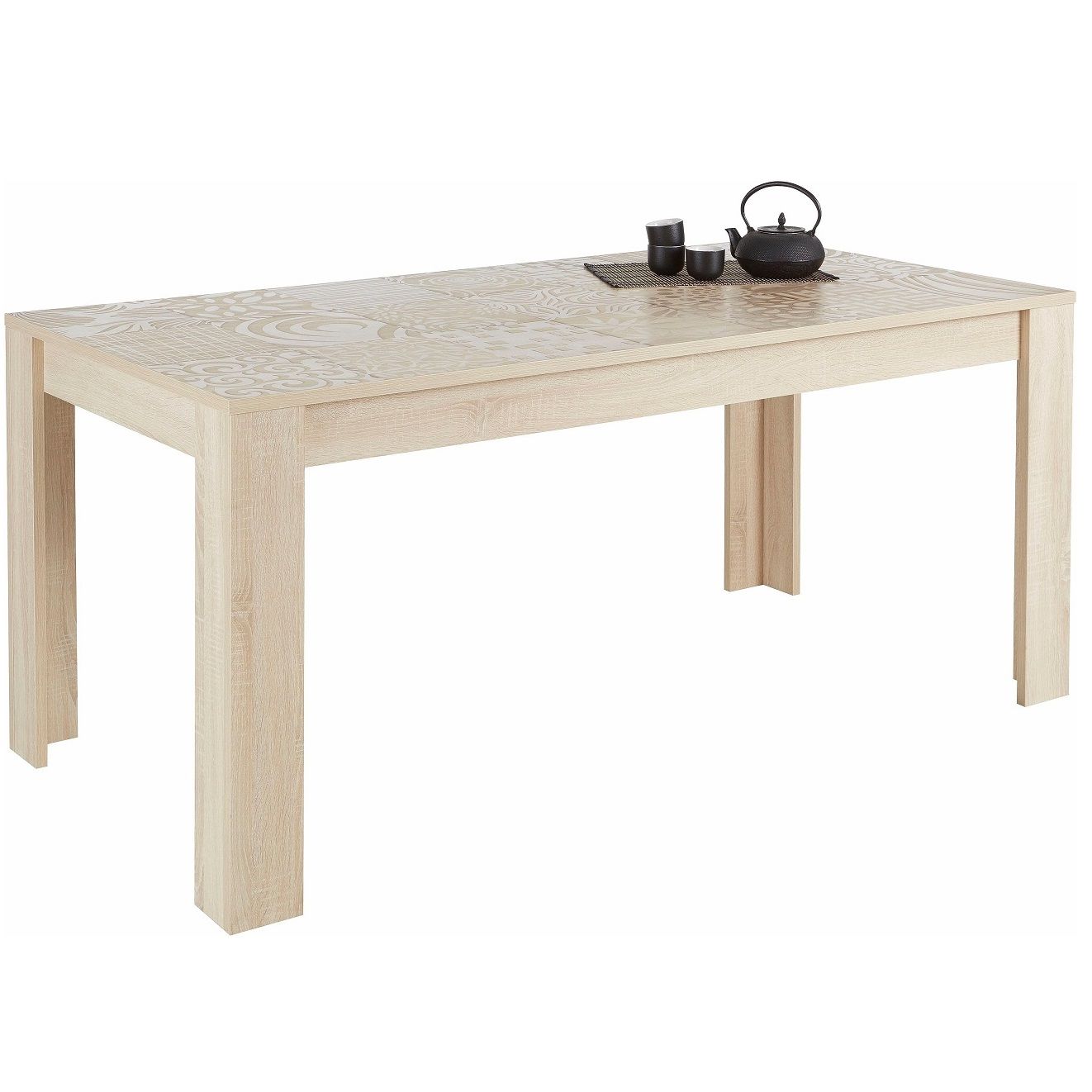 Eettafel Miro 180 cm – Moderne sonoma eiken tafel voor gezellig dineren