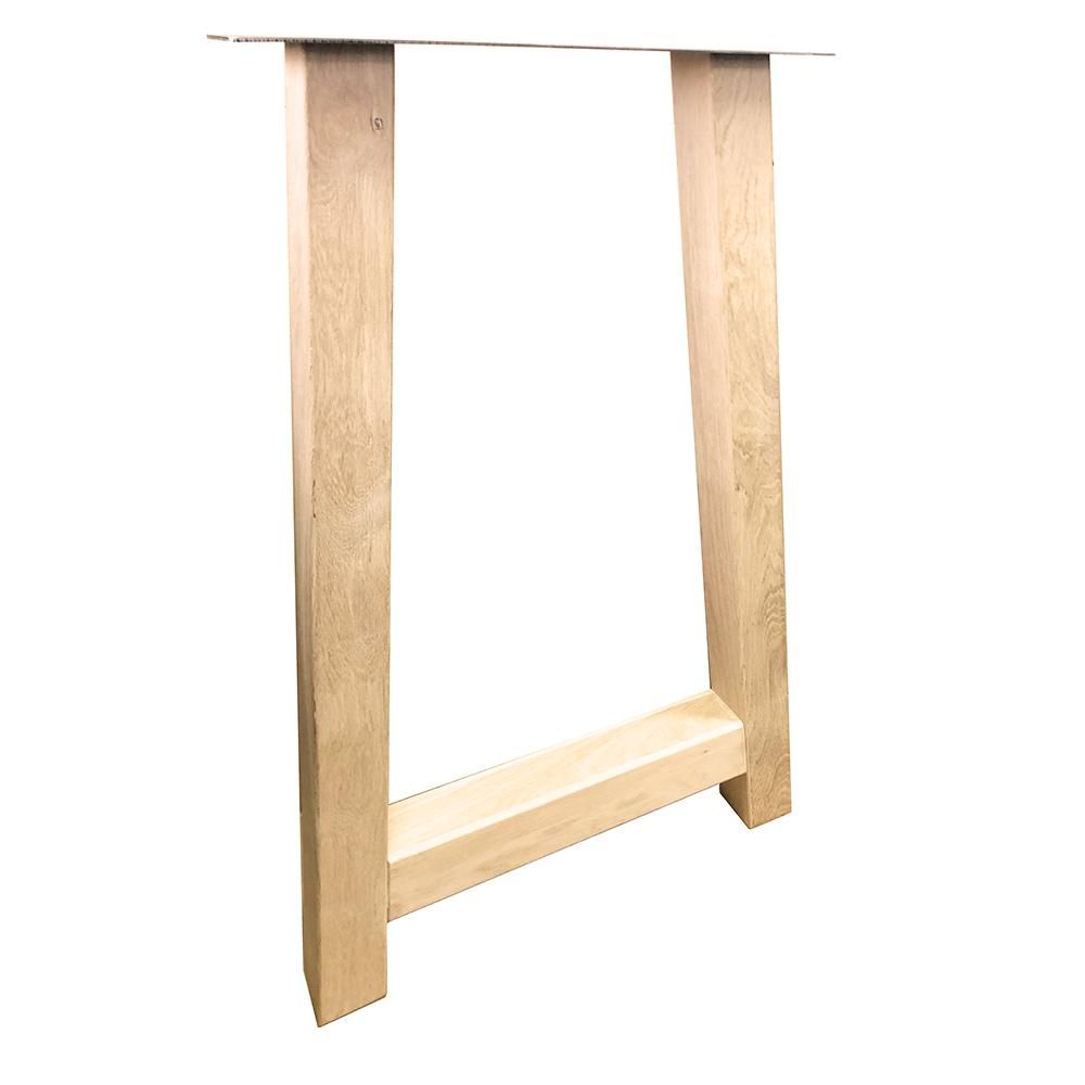 Eiken Houten Tafelpoot – 100 cm Hoog, 8 × 8 cm – Kwaliteit van Furniture Legs Europe
