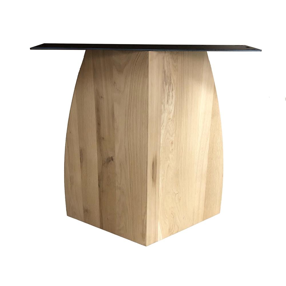 Eiken Houten V‑potten 75 cm – Stijlvolle Basis voor elk Meubel (2 stuks)