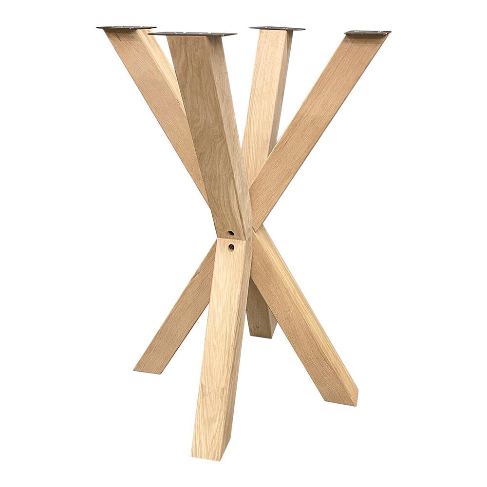 Eikenhouten Spinpoot voor Horeca Bartafel 70×70 cm, 100 cm Hoog – Furniture Legs Europe