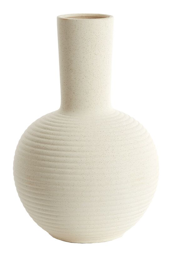 Elegant crèmekeramische vaas Ulloa – Light & Living, 52 cm