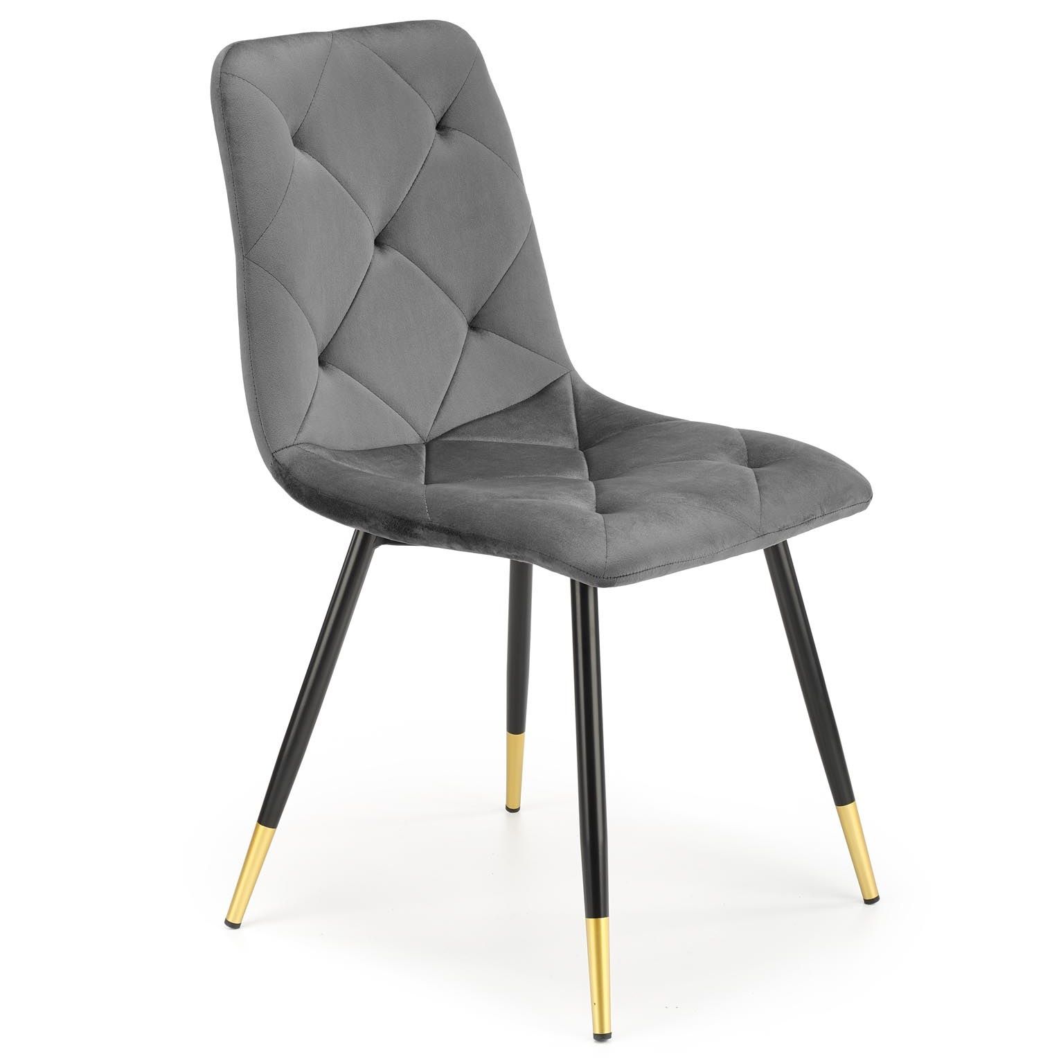 Elegant design ontmoet comfort: de eetkamerstoel Toky in stijlvol grijs