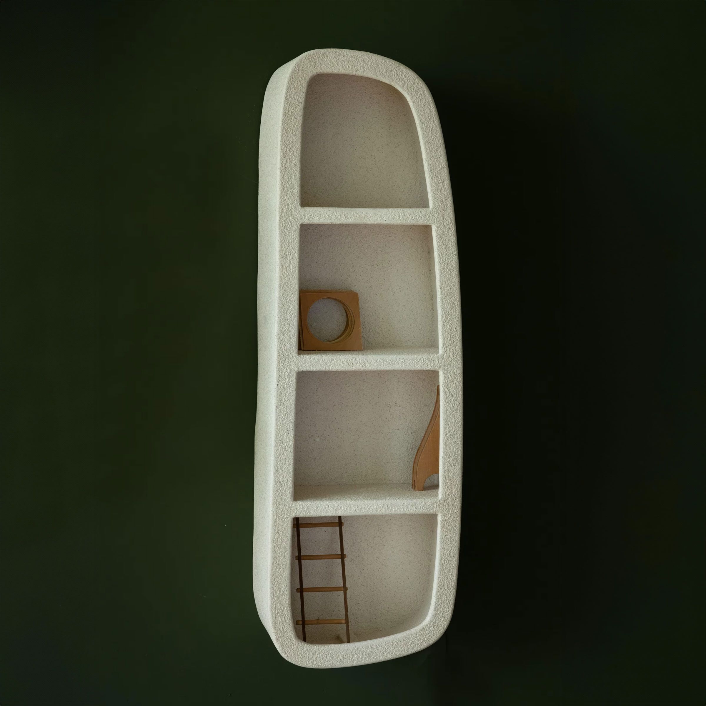 Elegant en Duurzaam: Dutchbone Veda Wandplank in Beige