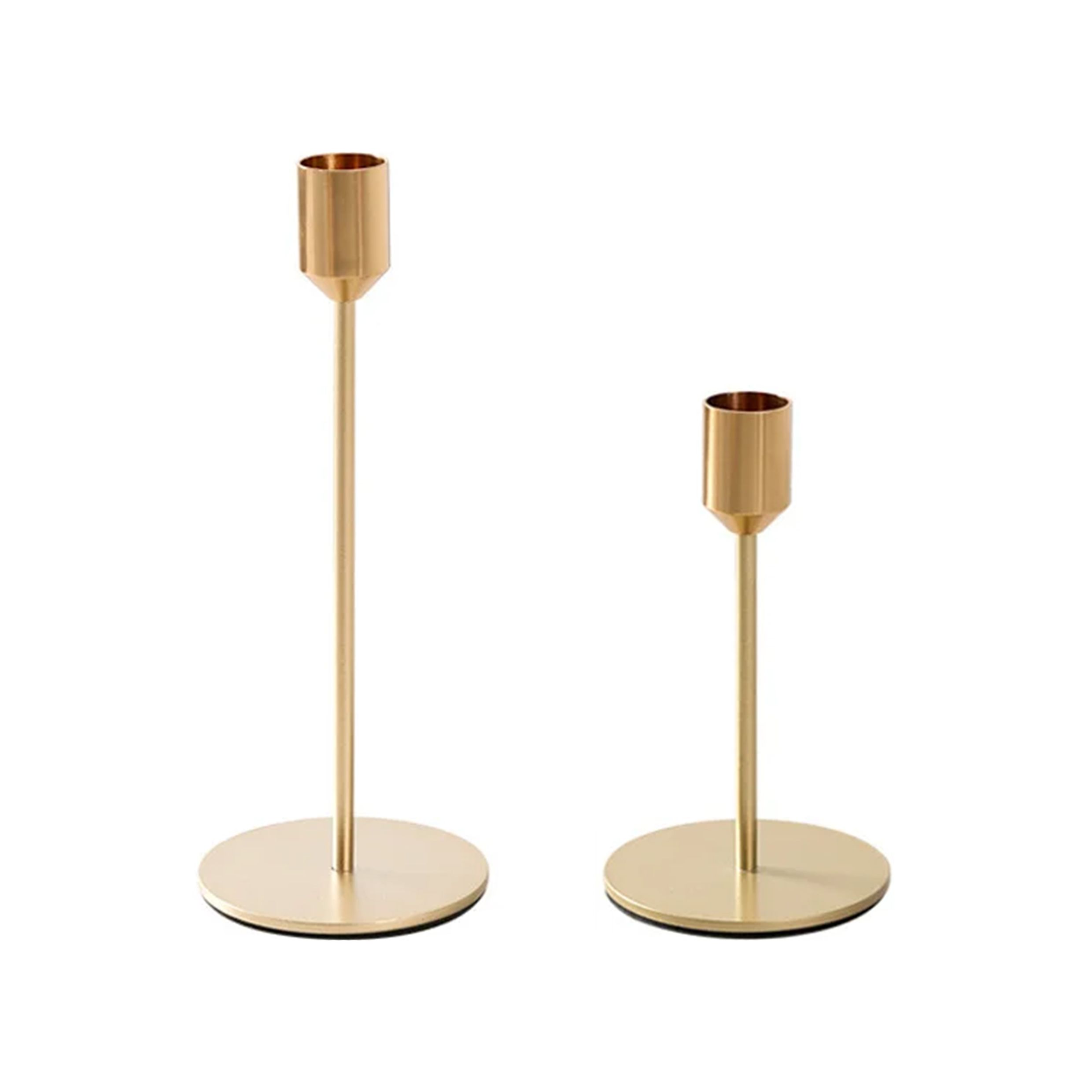 Elegant gouden kandelaars van QUVIO – Set van 2 voor een warme sfeer