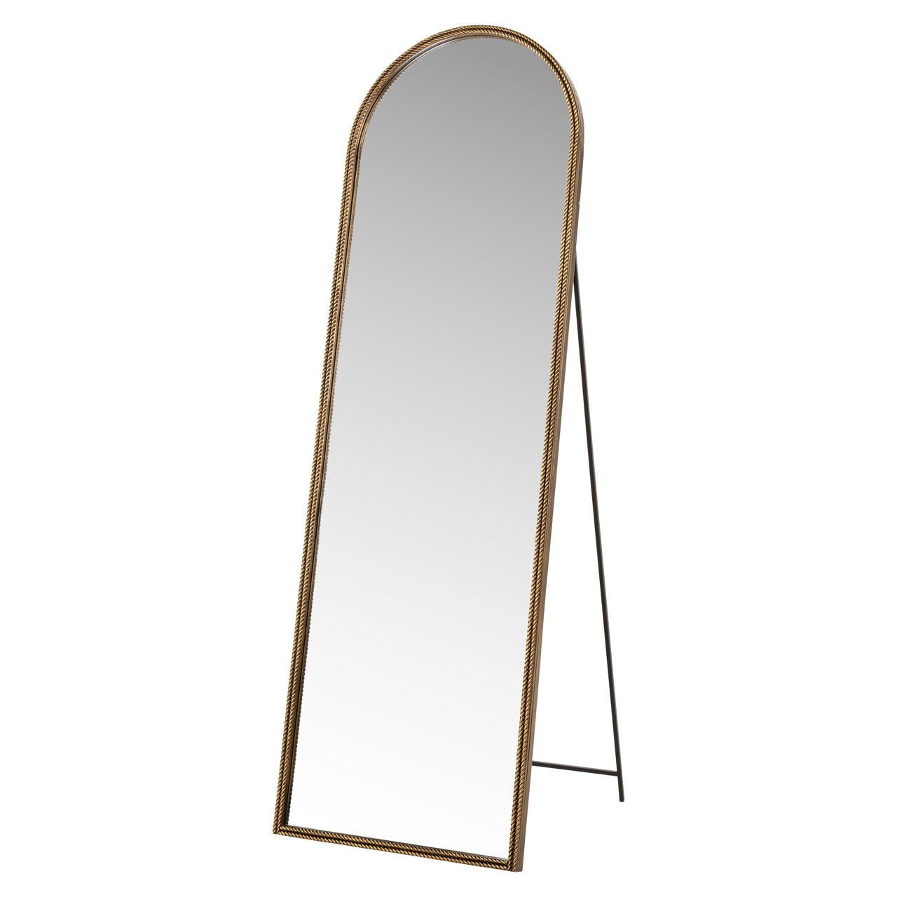 Elegant gouden spiegel Laurine met staander – 175×56 cm van Richmond Interiors