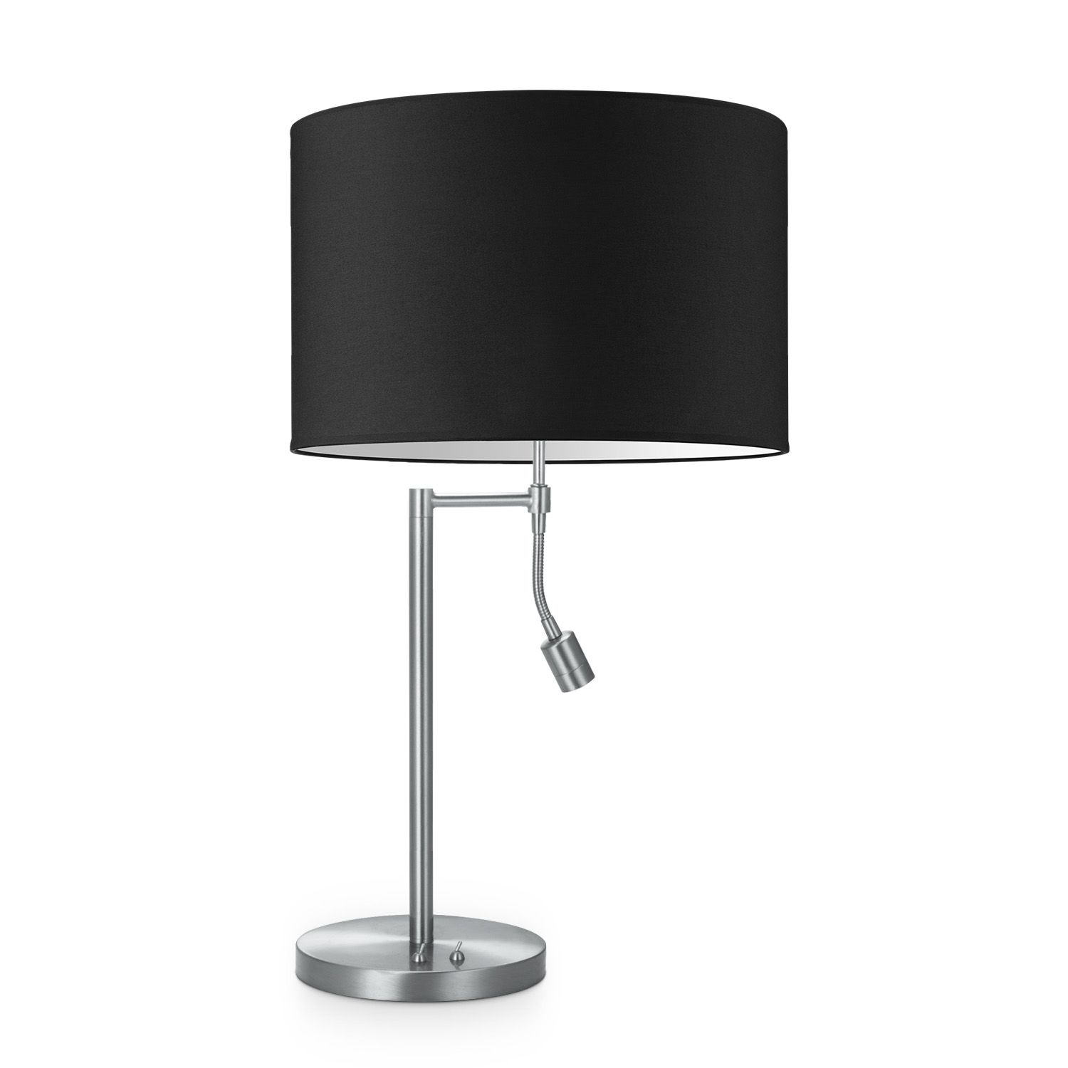 Elegant handgemaakte tafellamp Read Bling Ø 35 cm – Zwart