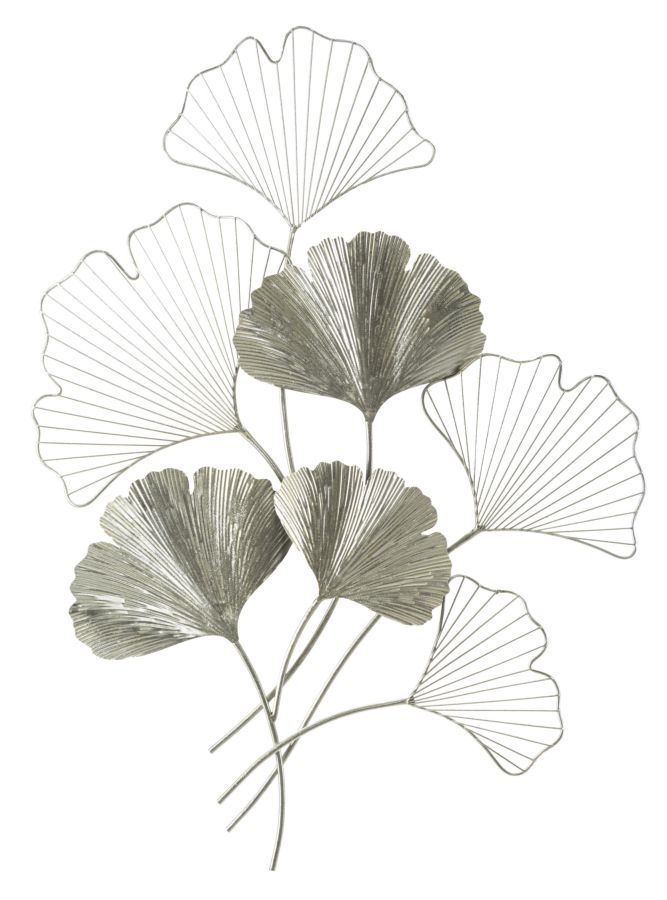 Elegant ijzerachtig panel Goxy – Zilver, 62 cm × 4 cm × 86 cm