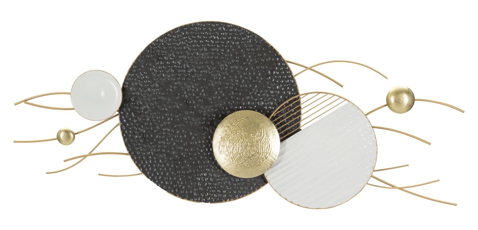 Elegant ijzeren wandpaneel BOLY – 129,5 cm × 53,3 cm