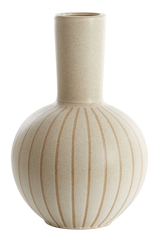 Elegant keramische vaas Ulloa van Light & Living – 52 cm zandkleur
