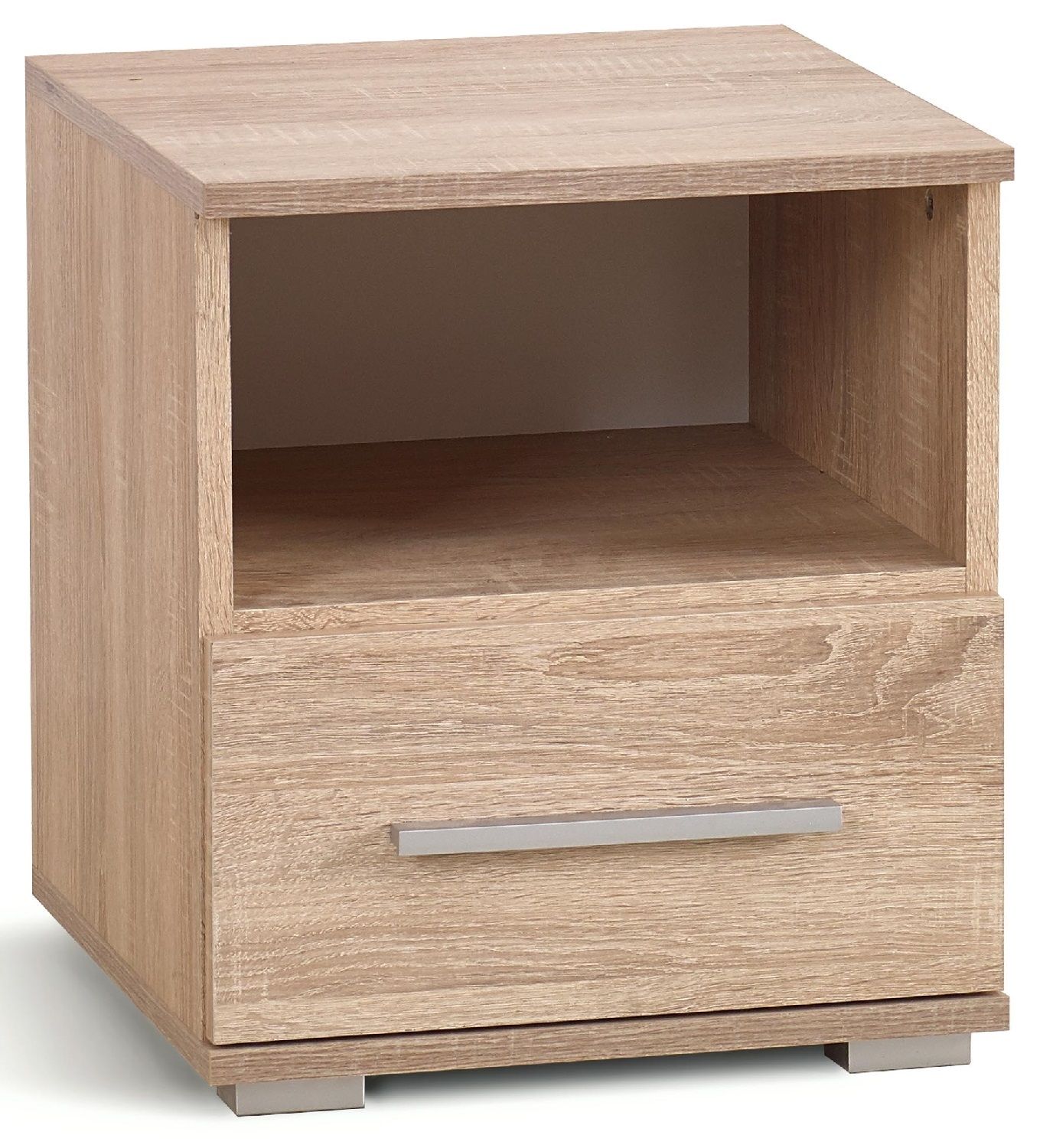 Elegant nachtkastje Lima – compact comfort in sonoma eiken