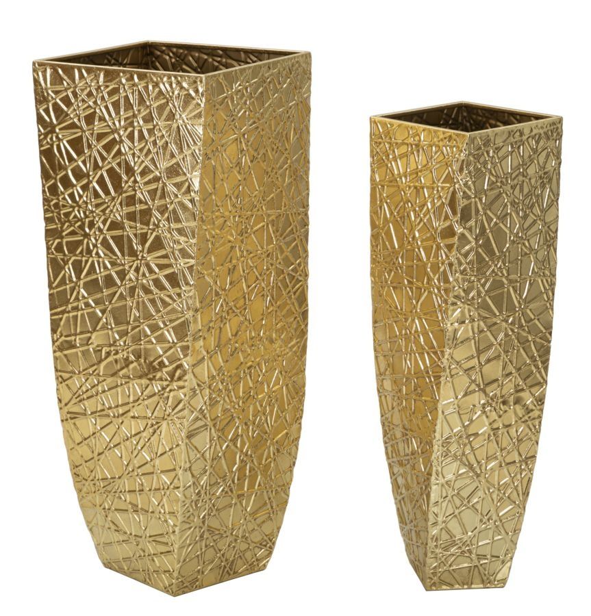 Elegant Squer Vaashouder Set van Mauro Ferretti – 2‑delige Designklassieker