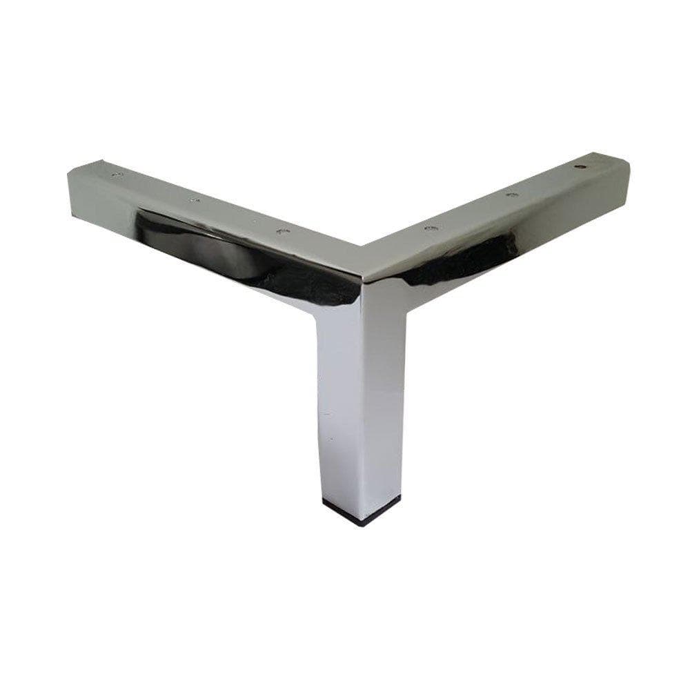 Elegant Stalen Meubelpot Chroom – 13 cm Hoog, 3×3 cm