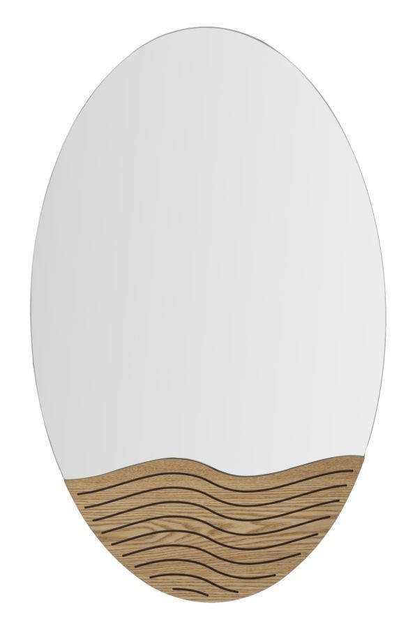 Elegant Wandspiegel Lijnen – 50×1,5×80 cm van Mauro Ferretti