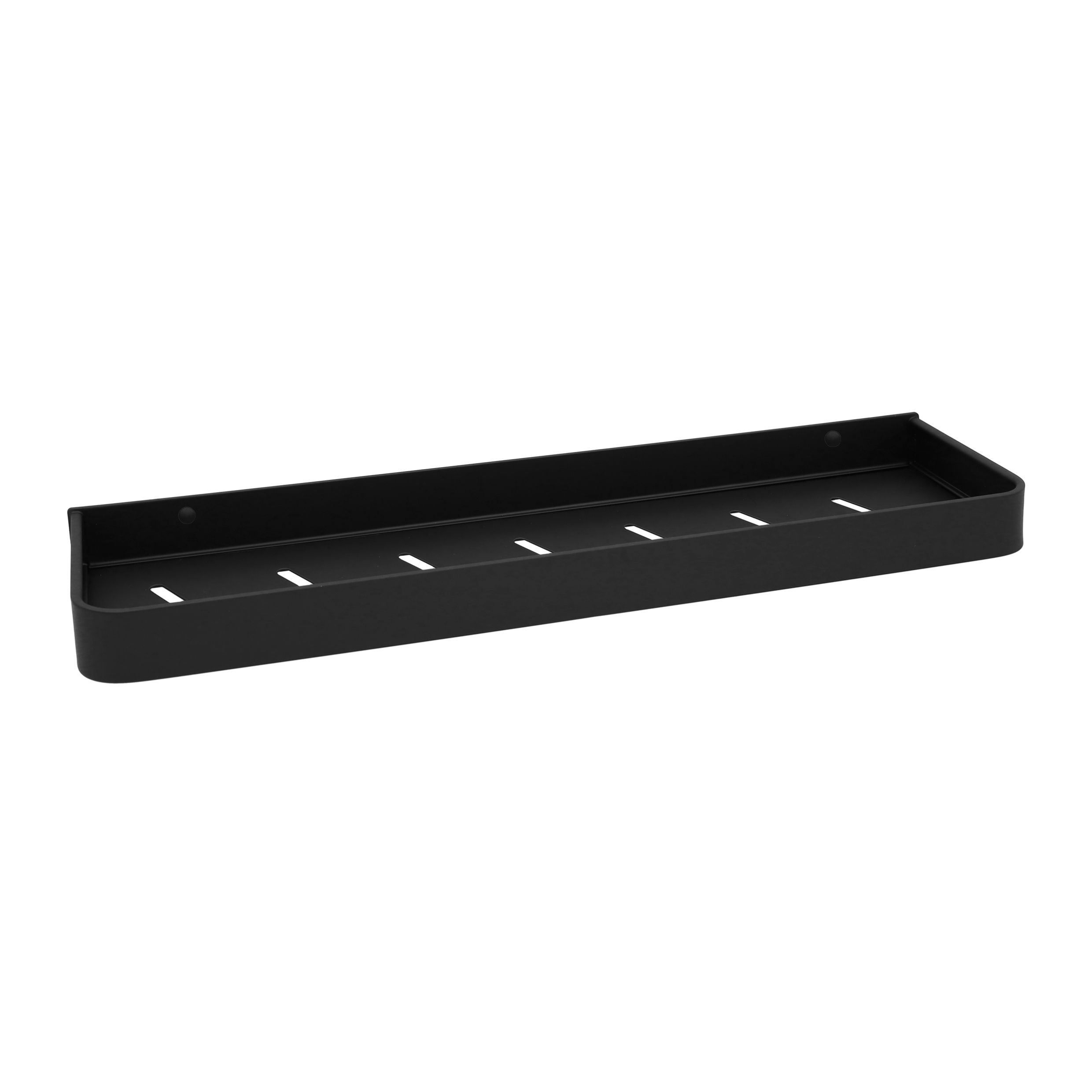 Elegant zwart QUVIO planchet voor de badkamer – 50 cm