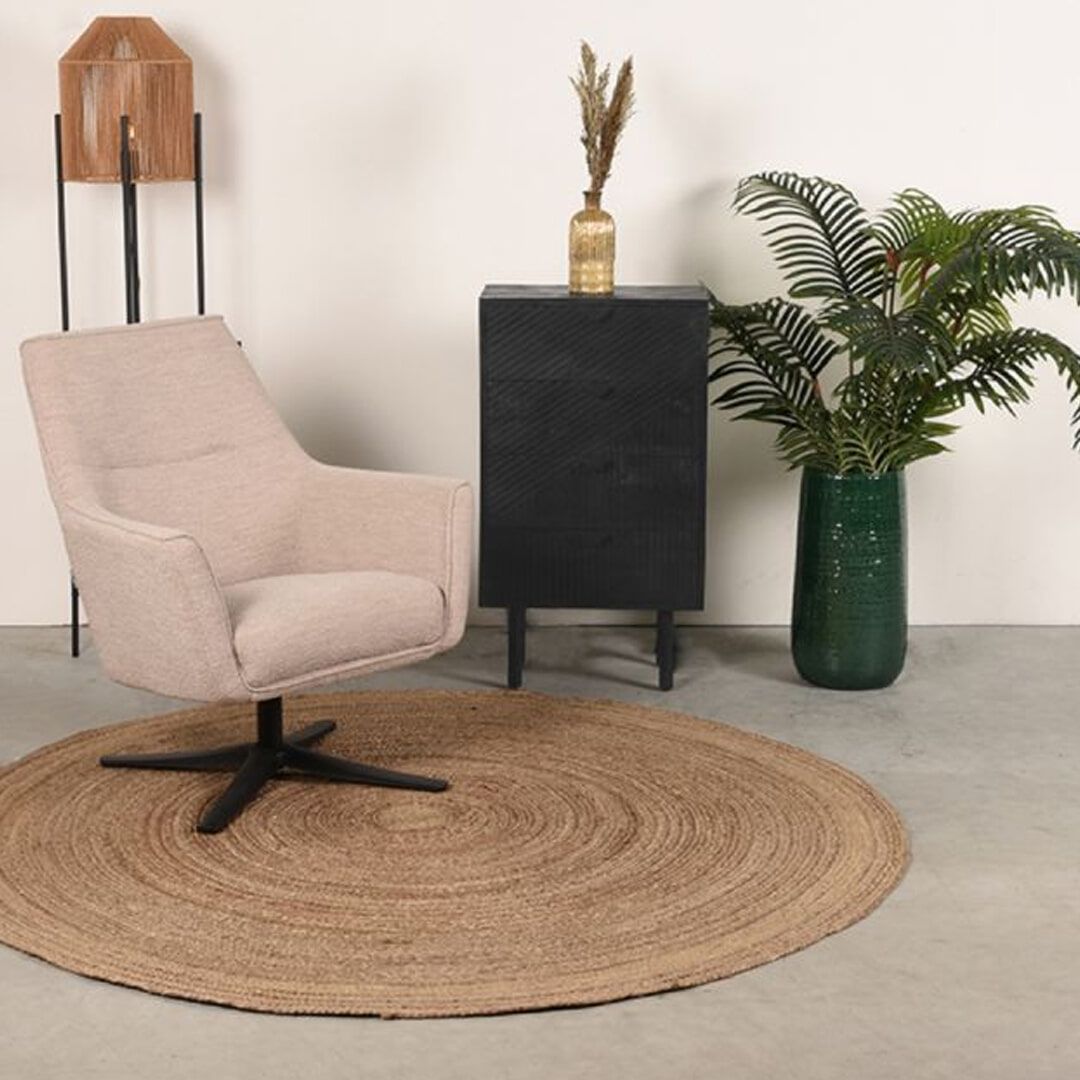 Elegant zwarte ladekast Cotia van LABEL51 – handgemaakt mangohout