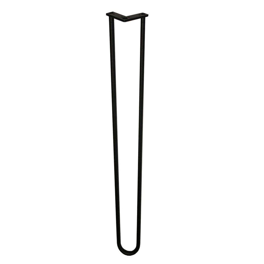 Elegant Zwarte Stalen Hairpin Poten – 105 cm