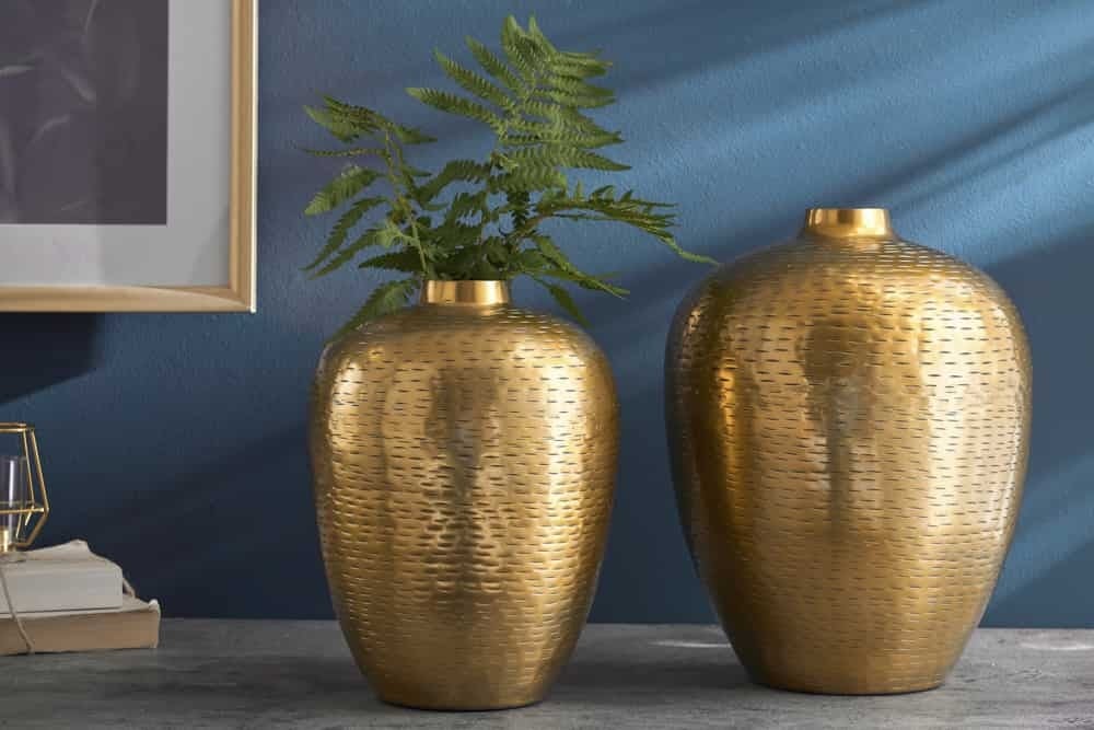 Elegante gouden vazen van Invicta Interior – 2‑set ORIENTAL, 32 cm