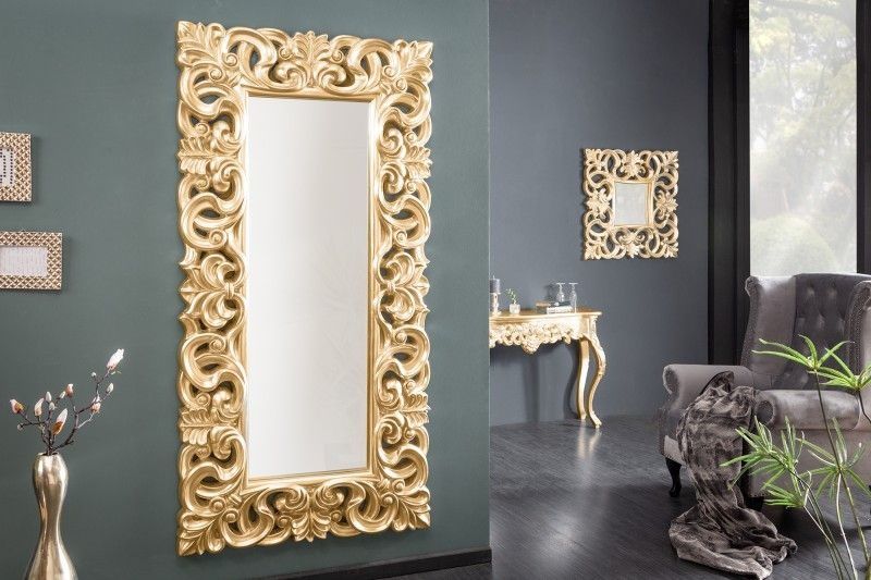 Elegante Wandspiegel Venice – Gouden Barokstijl 180 × 90 cm