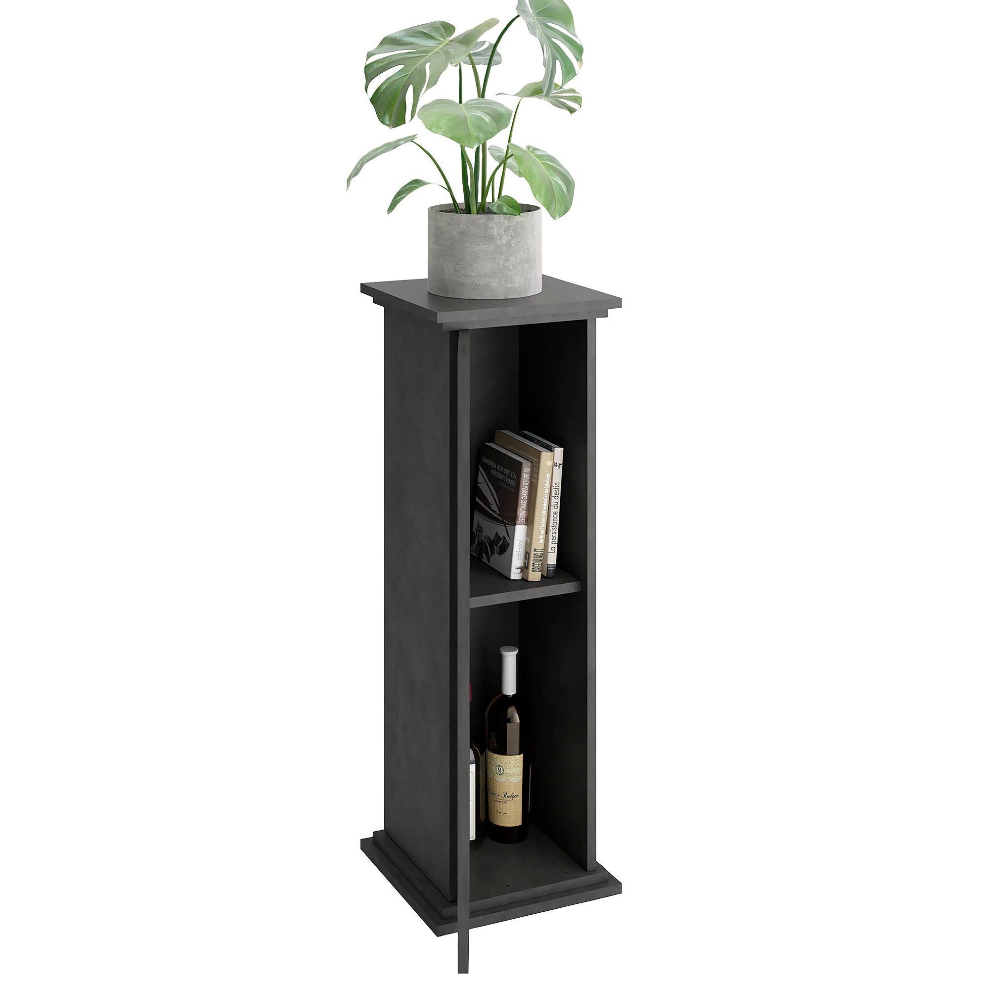 Elegante Zuil Essex – 89 cm Hoog in Antraciet voor Stijlvolle Bloemenpresentatie