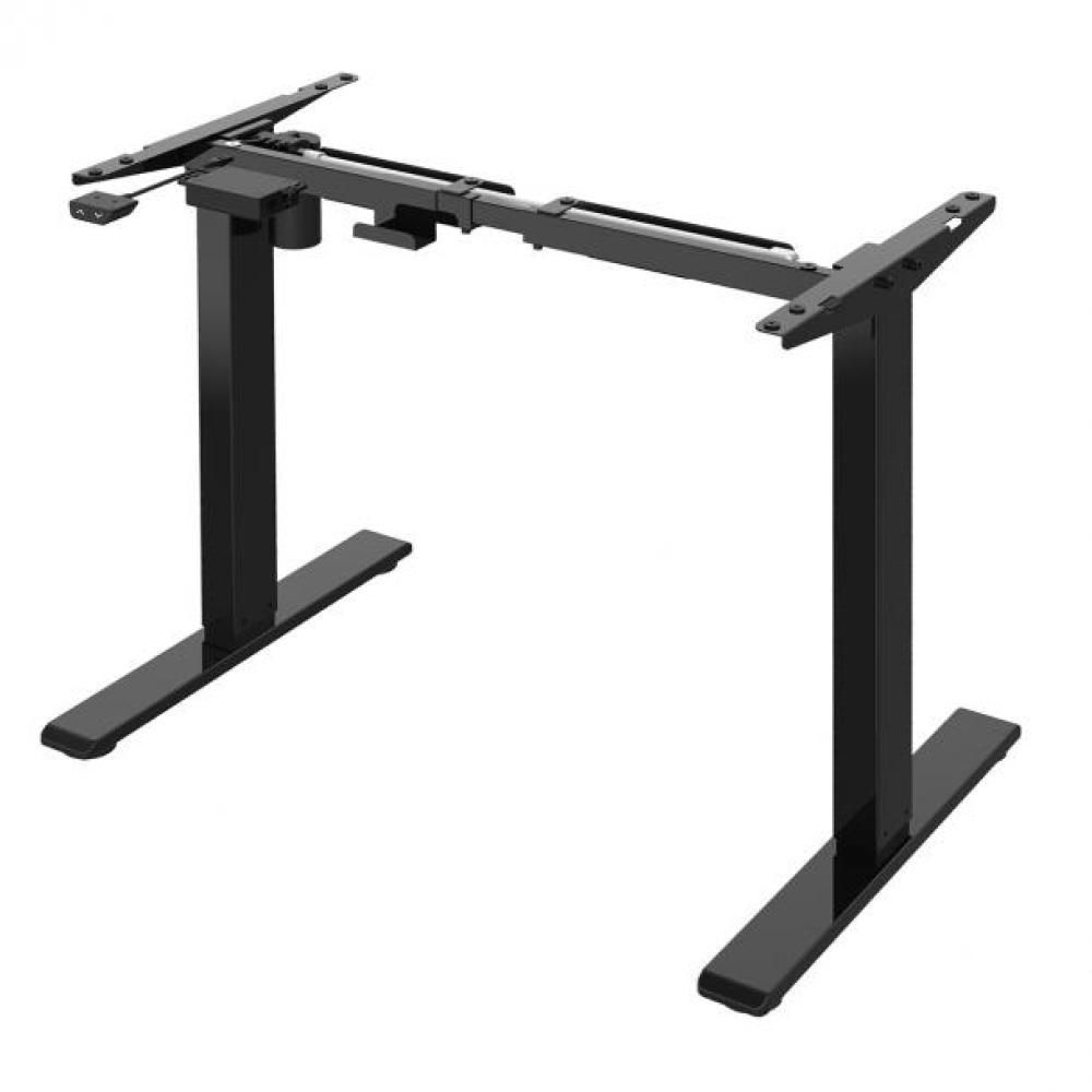 Elektrisch Zit-Sta Bureau – Zwart, 200 cm Breed, Hoogwaardige Staalconstructie