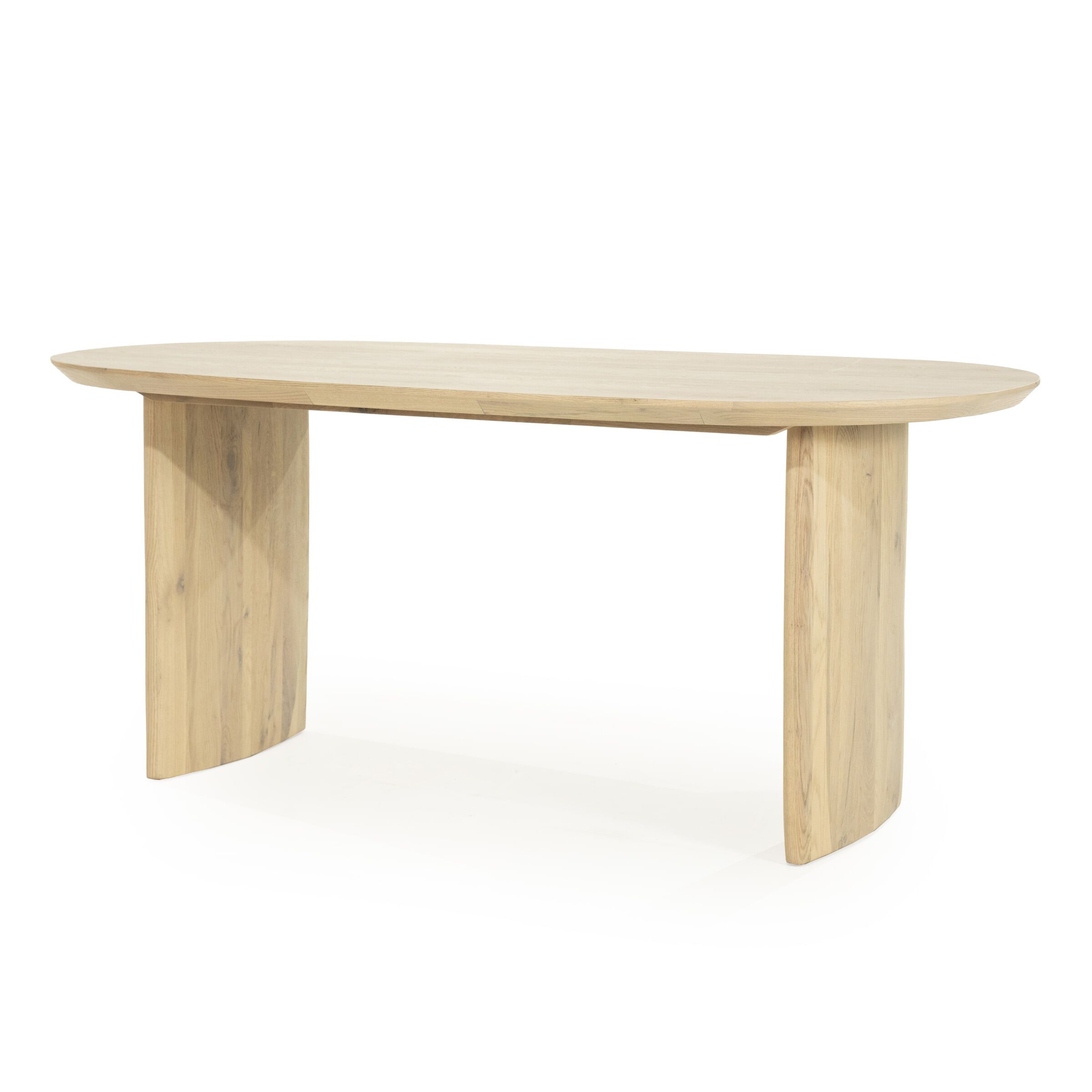 Eleonora Dex eiken eettafel – Ovaal, naturel, 180 × 90 cm