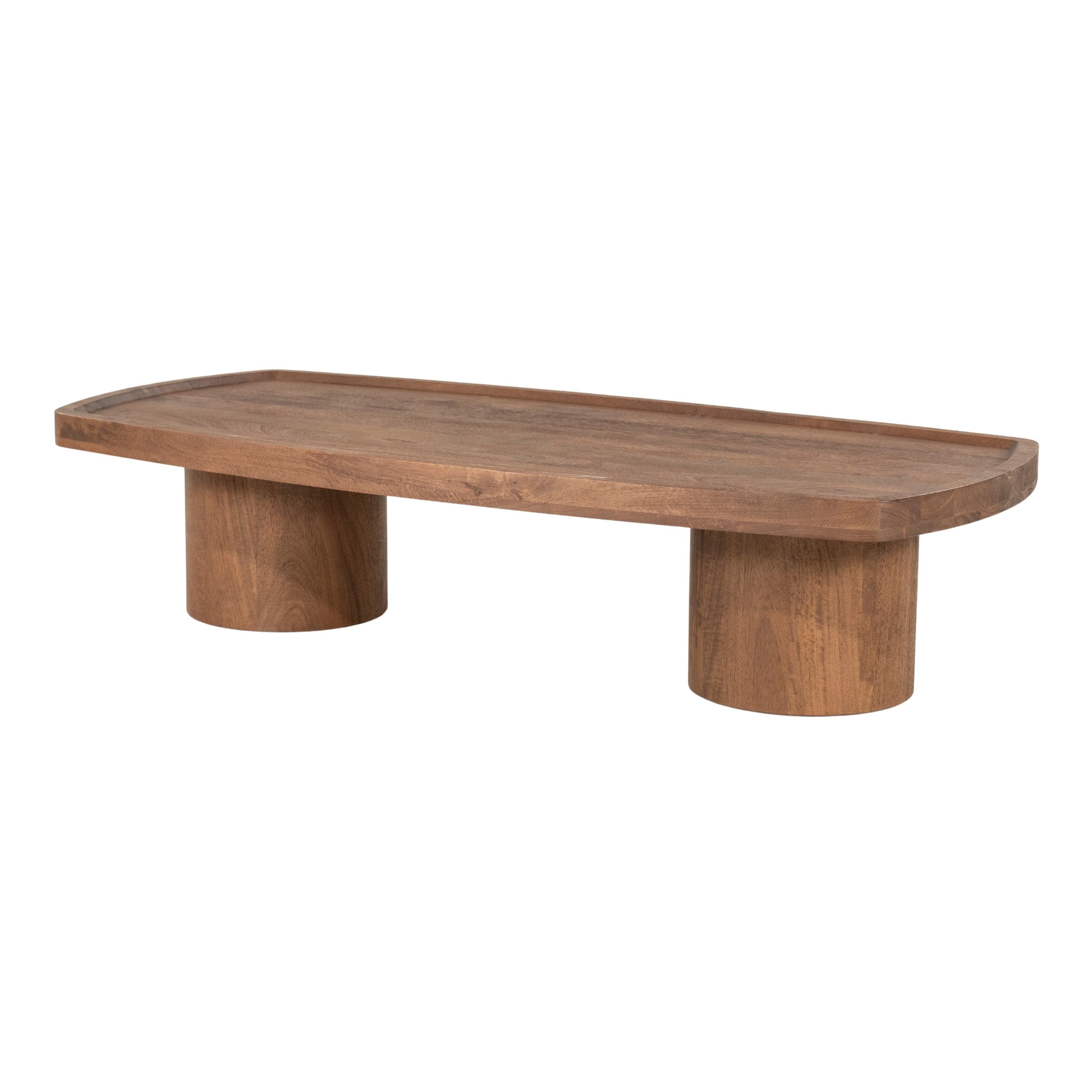 Eleonora Jamari Ovale Salontafel van Mangohout – Ruim en Warm Design (140×65 cm)