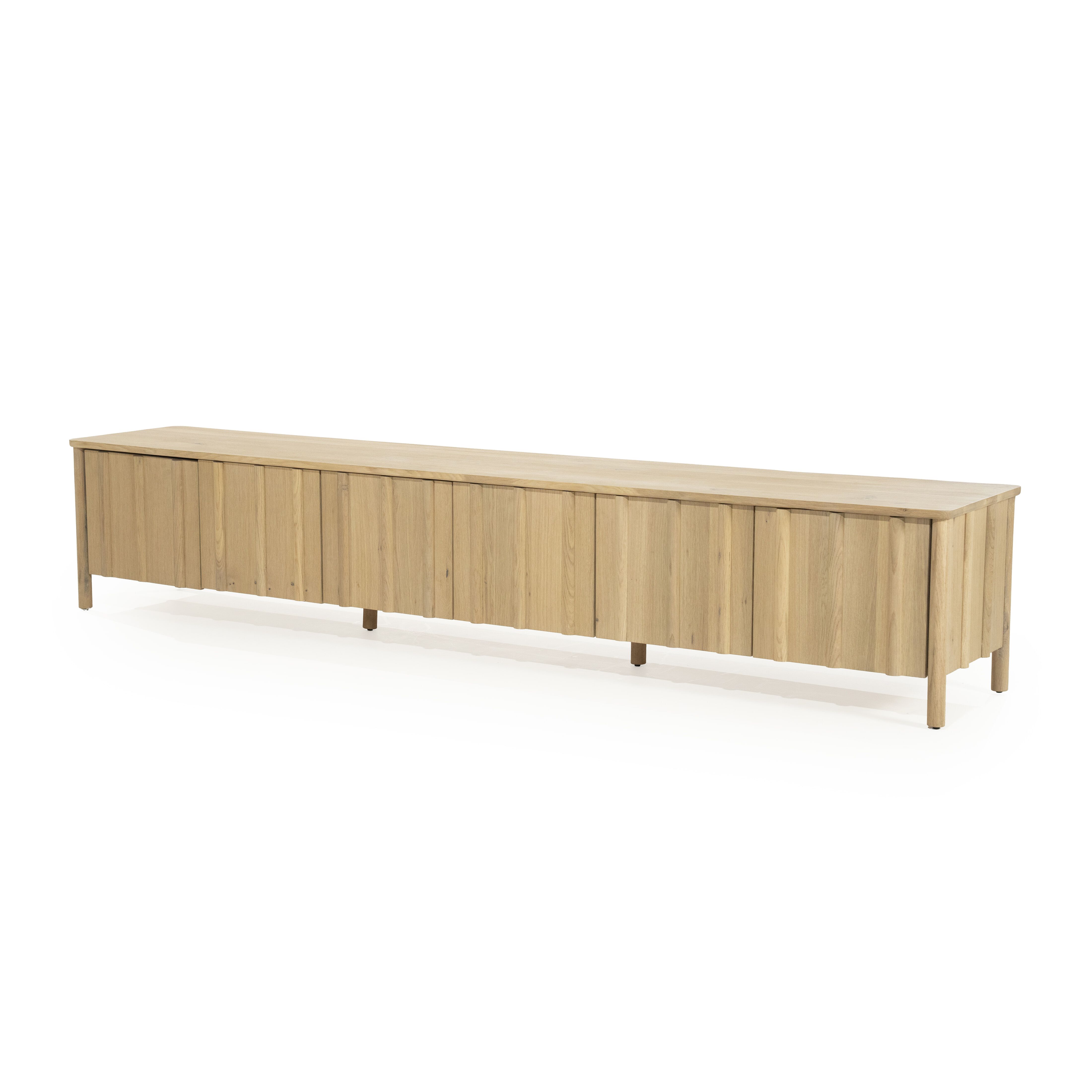 Eleonora TV-meubel Jake – Natuurlijke Elegantie in Eiken voor een Strakke Woonkamer