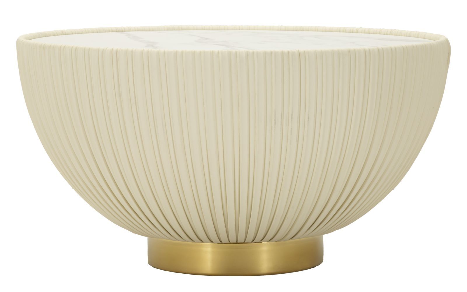 ELGE Rondhouten Salontafel Ø 71 × 38 cm – Stijlvolle Middensteun van Mauro Ferretti