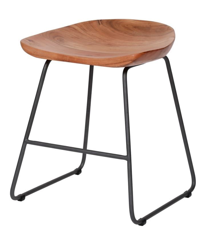 Ergonomische Acacia Stoelset (2) – Modern Design van Zaloni voor Keuken & Eetkamer