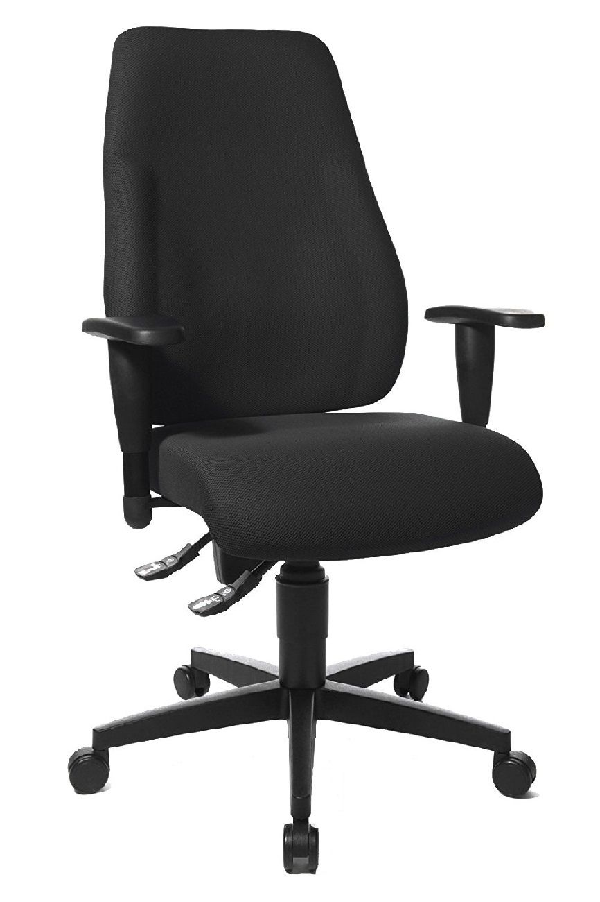 Ergonomische bureaustoel Lady Sitness – zwart, ontworpen voor dames
