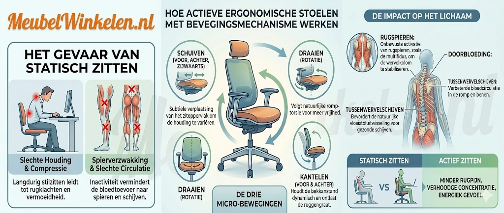 Ergonomische Bureaustoelen Infographic