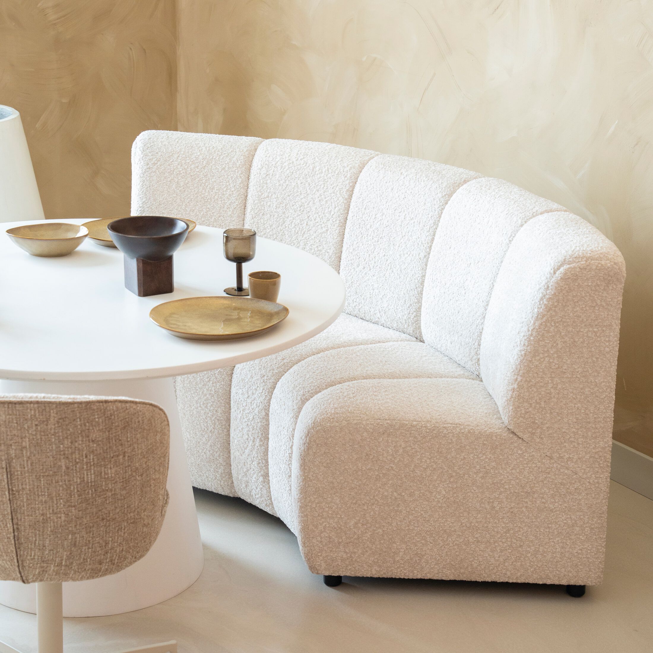 Esther Eetkamerbank – Luxe Comfort in Beige