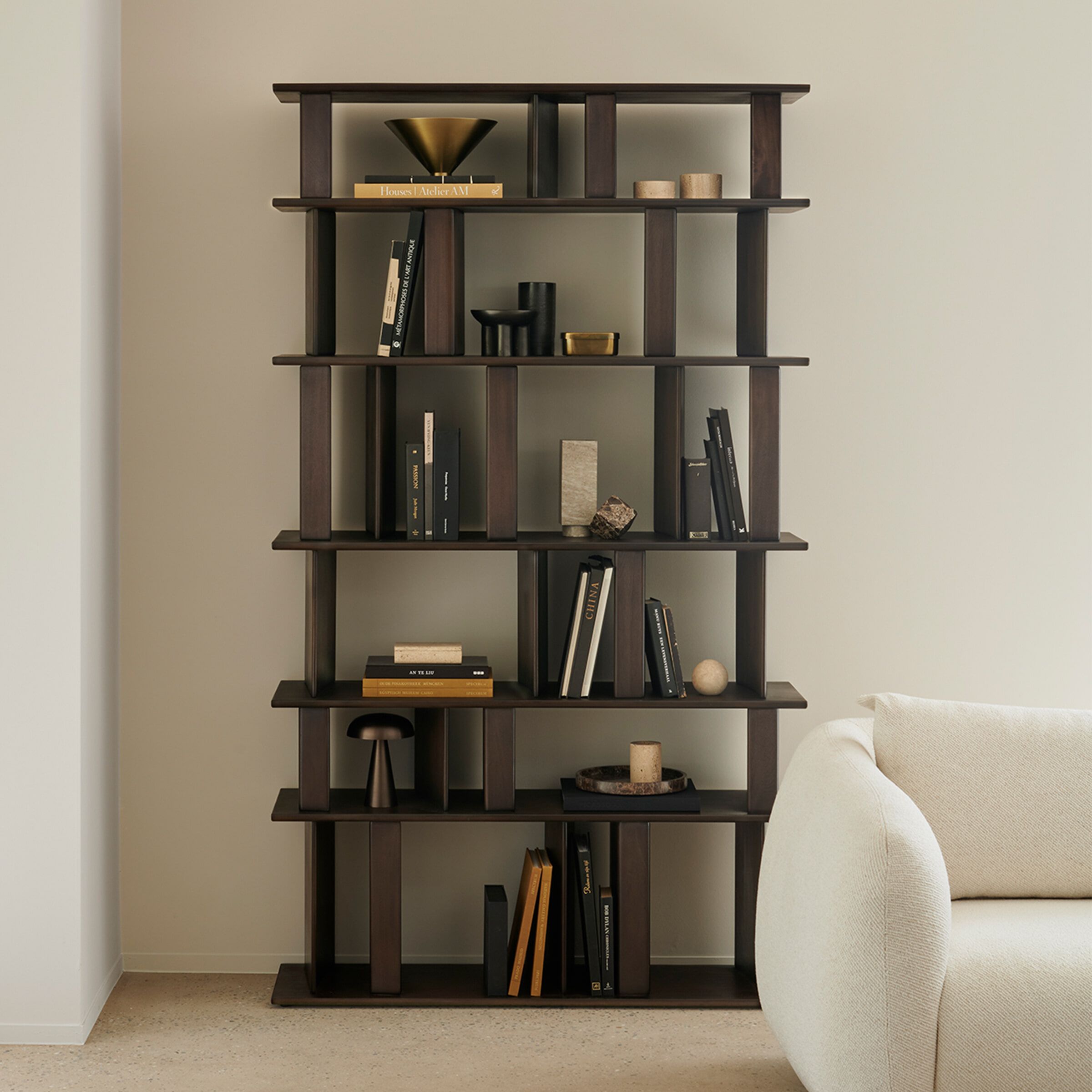 Ethnicraft Block Wandrek in Espresso Mahonie – Elegant, robuust en veelzijdig