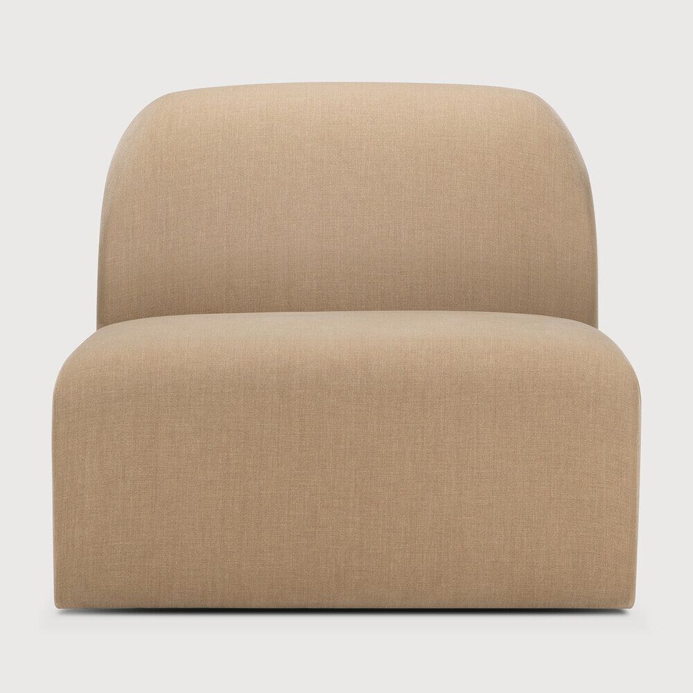 Ethnicraft Bulky Modulaire 1‑zits Bank – Light Sepia