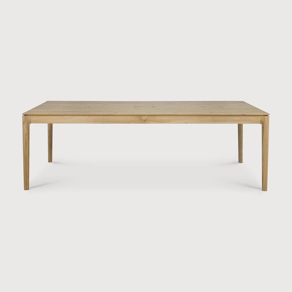 Ethnicraft Cowork Bureau Bok – Massief eiken, 240 × 140 cm, Naturel