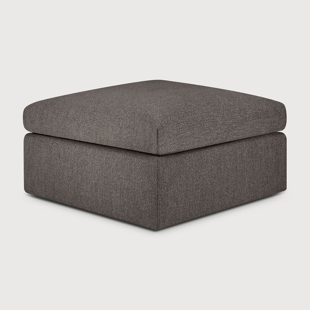 Ethnicraft Hocker Mellow 80×80 cm – Comfortabele poef in Granite