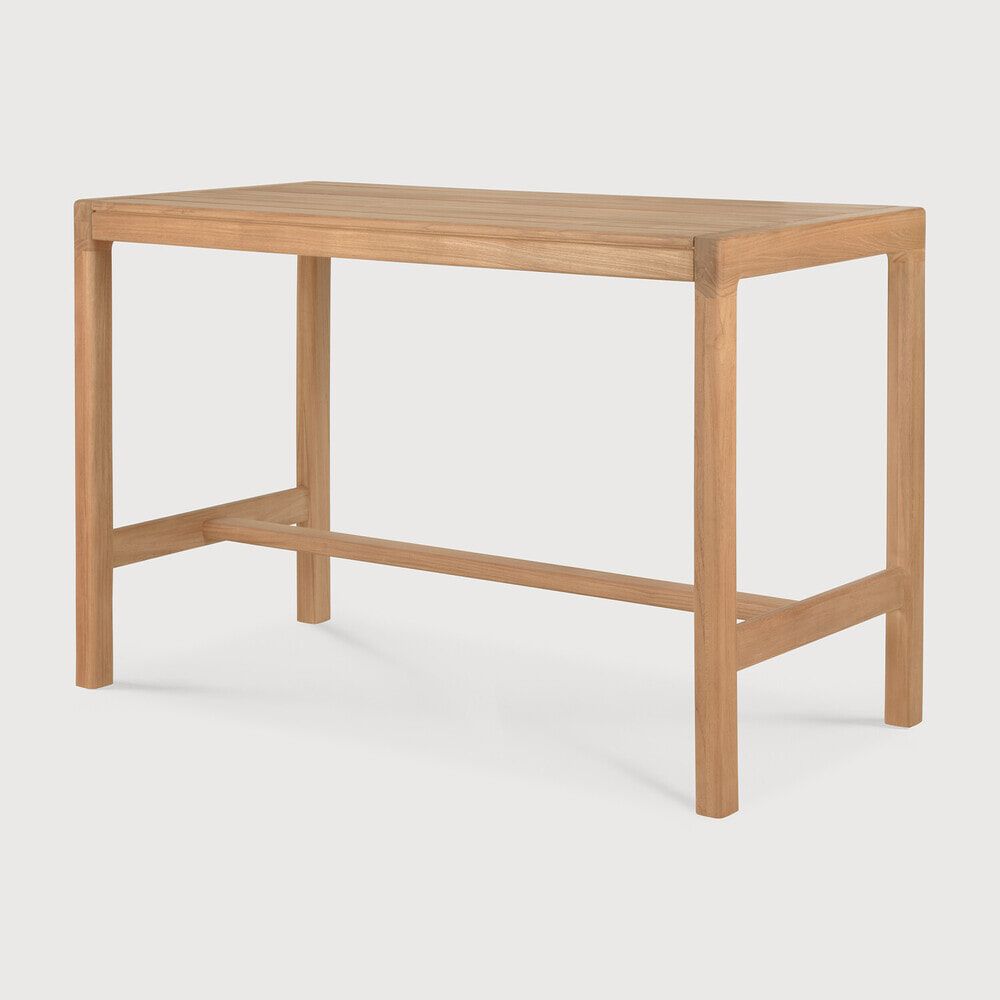 Ethnicraft Jack bartafel van massief teakhout – Naturel, 160 × 80 cm